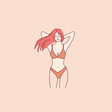 recommend clip art: Sexy bold women possing