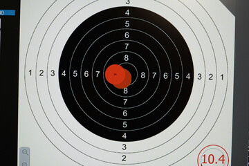 Electronic evaluation of target shooting.