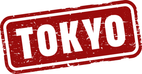 Tokyo grunge rubber stamp