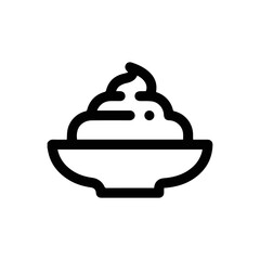 wasabi icon vector sign symbol