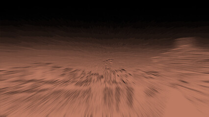 sunset in the desert