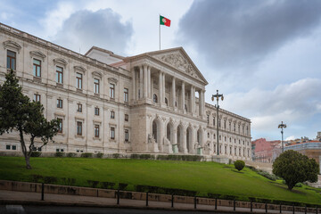 Fototapeta na wymiar Sao Bento Palace - Portuguese Parliament - Lisbon, Portugal