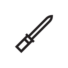 knife sharpener icon vector sign symbol