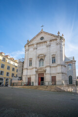 Fototapeta na wymiar Saint Nicholas Church (Igreja de Sao Nicolau) - Lisbon, Portugal