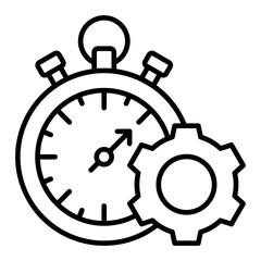 Productivity Line Icon