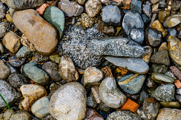 Pebbles on the shore