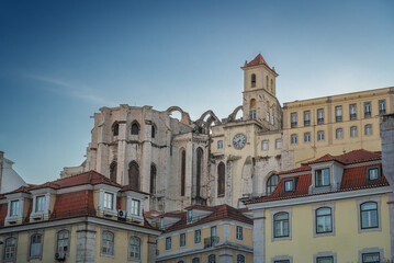 Fototapeta na wymiar Carmo Convent Apse (Convento do Carmo) - Lisbon, Portugal