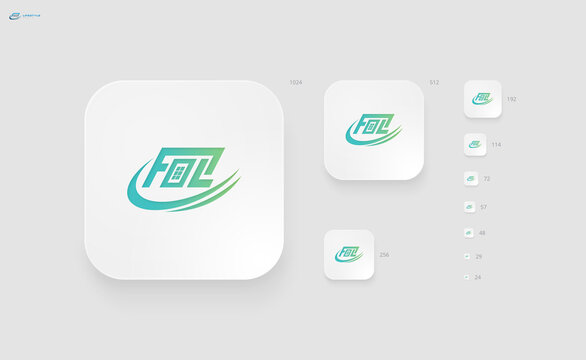 Logo for a Real State Company, FDL