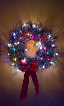 Christmas Wreath - lighted