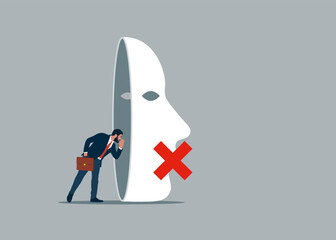 Social inequality for people. Modern flat vector illustration