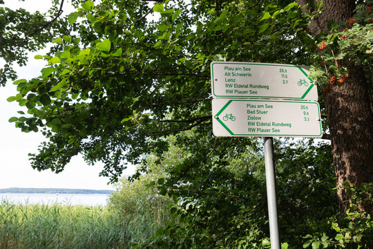 sign in the park