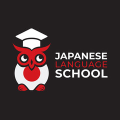Vector logo of the Japanese language school