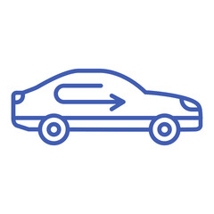 Recirculated Multicolor Line Icon