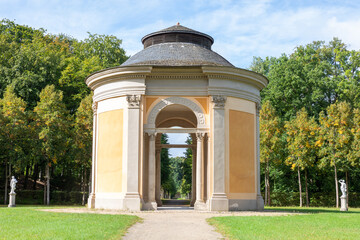 Fototapeta premium Rheinsberg castle park orangery