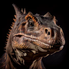Foto auf Acrylglas dinosaurus portrait © Diana