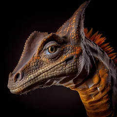 Crédence de cuisine en verre imprimé Dinosaures dinosaurus portrait