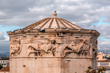 The Tower of Winds at the Roman Agora of Athens