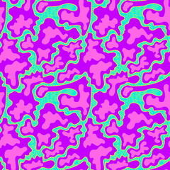 Abstract urban pattern with wave shapes and wave spots