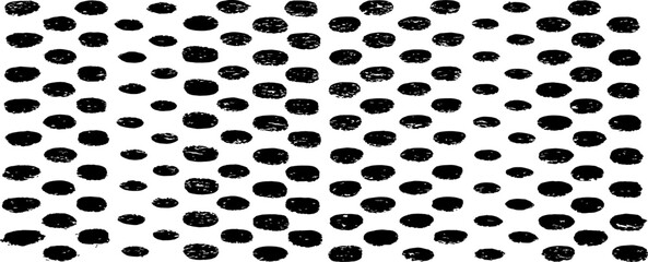 Rough, irregular texture composed of monochrome geometric elements. Overlay distressed grunge background. Abstract vector illustration. Isolated on white background. EPS10