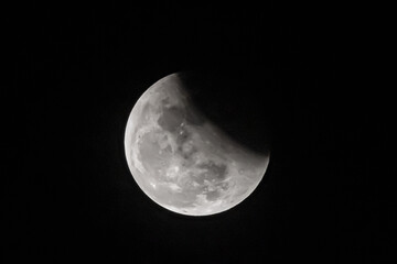 moon on the dark night  dark background