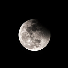 moon on the dark night  dark background