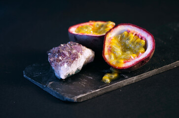 Close up for citrus and fruit