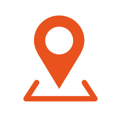 Location pin map position icon