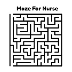 Maze Puzzle For Nurse