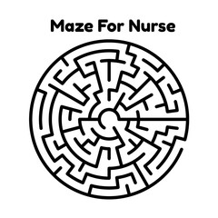 Maze Puzzle For Nurse