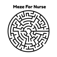 Maze Puzzle For Nurse