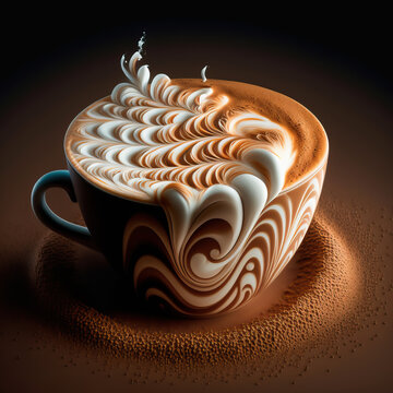 Cafe Coffee Art No. 17