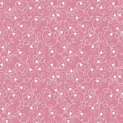 Winter illumination seamless light bulbs cartoon snowflakes pattern for wrapping paper and fabrics and linens