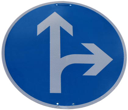 arrow sign isolated