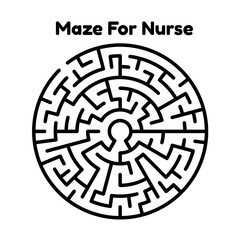 Maze Challenge For Nurse