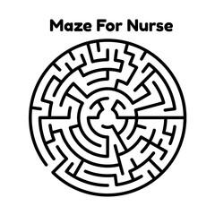 Maze Challenge For Nurse