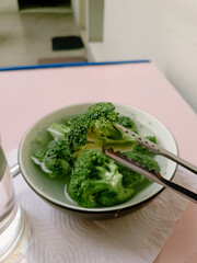 broccoli in a bowl