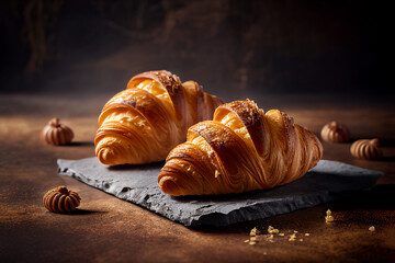 two croissants