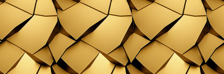 Fototapeta na wymiar abstract golden seamless pattern as wallpaper header background