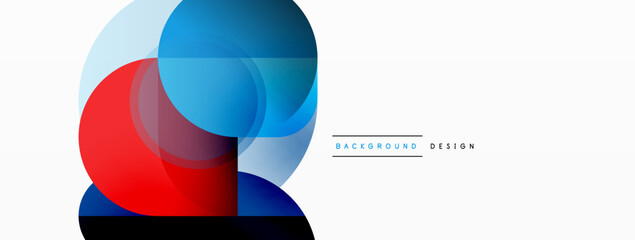 Creative geometric wallpaper. Minimal circle triangle and square line abstract background. Vector illustration for wallpaper banner background or landing page