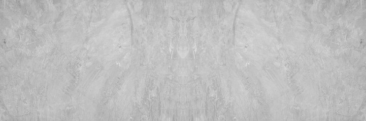 Naklejka premium Old wall panorama texture cement dirty gray with black background abstract grey and silver color design are light with white background.