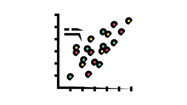 scatter plots color icon animation