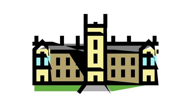 sydney university color icon animation