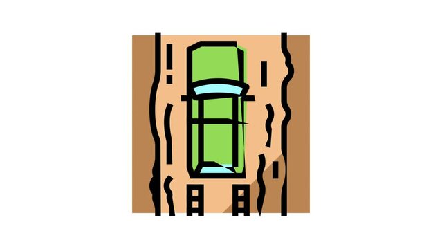 murram road color icon animation