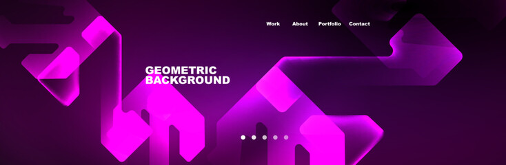 Neon light shiny high-speed technology abstract background. Movement pattern for banner, poster or app wallpaper