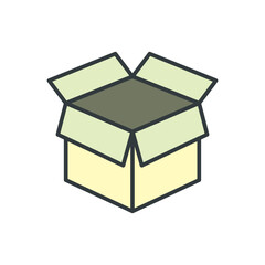 Box icon symbol design templates