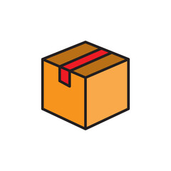 Box icon symbol design templates