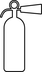  fire extinguisher icon design trendy on white background..eps