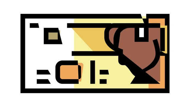 shekel ils color icon animation