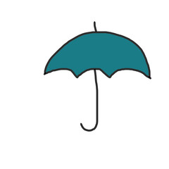 umbrella isolated on white background