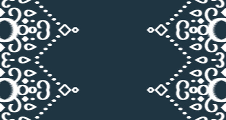 Ikat Seamless Pattern Design Art ornament. Ethnic abstract geometric pattern in tribalt vertical. Vector illustration EP.32